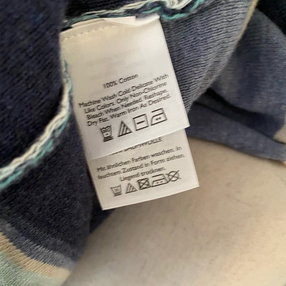 Eddie Bauer Cascade vest open front sweater vest size M 100% cotton BNWT - Picture 7 of 15